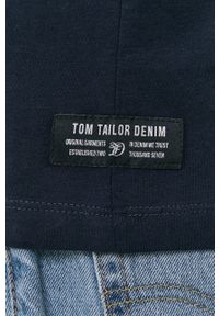 Tom Tailor - Longsleeve bawełniany. Okazja: na co dzień. Kolor: niebieski. Materiał: bawełna. Długość rękawa: długi rękaw. Wzór: nadruk. Styl: casual #3