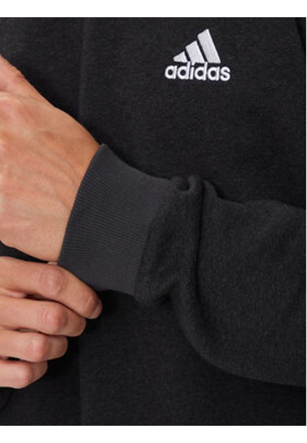 Adidas - adidas Bluza Seasonal Essentials IX1301 Czarny Regular Fit. Kolor: czarny. Materiał: bawełna, syntetyk