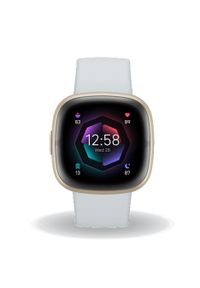 Zegarek sportowy Fitbit by Google Sense 2 niebiesko-złoty. Rodzaj zegarka: smartwatch. Kolor: niebieski, wielokolorowy, złoty. Styl: sportowy #3