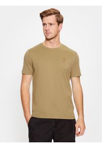 Aeronautica Militare T-Shirt 232TS1580J372 Zielony Regular Fit. Kolor: zielony. Materiał: bawełna