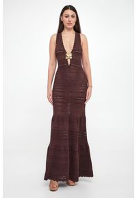 Elisabetta Franchi - Sukienka maxi ELISABETTA FRANCHI. Długość: maxi