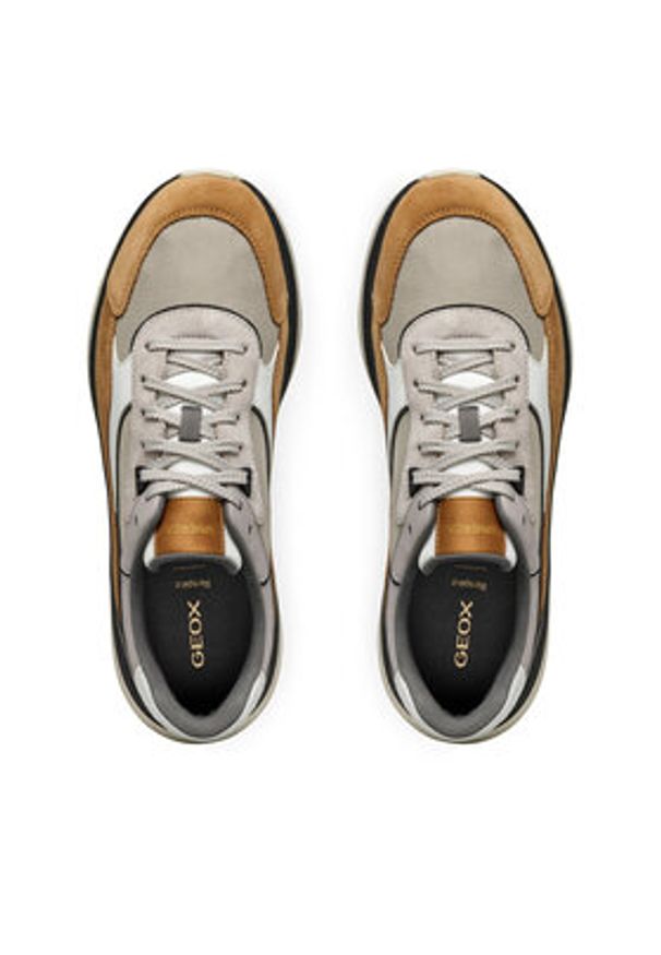 Geox Sneakersy U Spherica Actif X1 U55HUA 01422 C5ZS6 Brązowy. Kolor: brązowy. Materiał: materiał