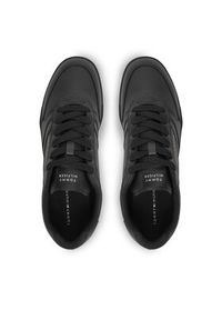 TOMMY HILFIGER - Tommy Hilfiger Sneakersy Lopro Cup Leather FM0FM05677 Czarny. Kolor: czarny. Materiał: skóra #3