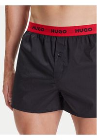 Hugo - HUGO Komplet 3 par bokserek 50532565 Czarny. Kolor: czarny. Materiał: bawełna #3