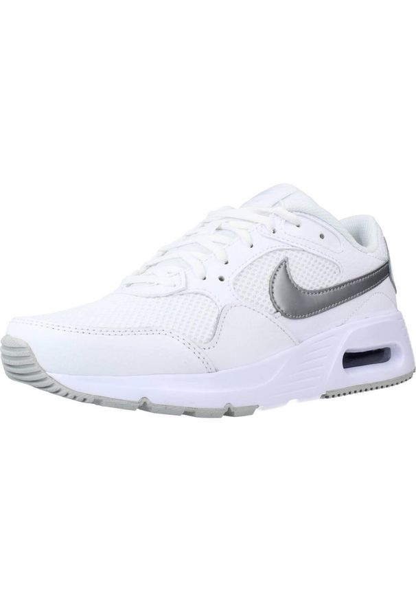 Buty do chodzenia Nike Air Max SC. Zapięcie: sznurówki. Kolor: biały, wielokolorowy, beżowy. Materiał: materiał, syntetyk, tkanina. Szerokość cholewki: normalna. Model: Nike Air Max. Sport: turystyka piesza