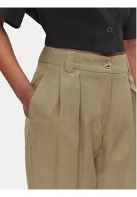ACCESS FASHION Spodnie materiałowe 53-5025-235 Brązowy Regular Fit. Kolor: brązowy. Materiał: lyocell #5