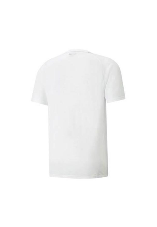 Puma męski t -shirt biały 2xl - komfort i styl. Kolor: biały, wielokolorowy