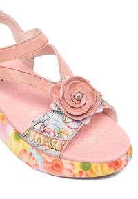 Laura Vita Sandały Nikito 01 Różowy. Kolor: różowy. Materiał: skóra #2