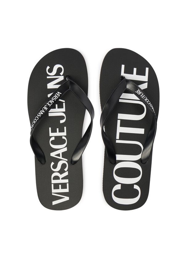 Japonki Versace Jeans Couture. Kolor: czarny