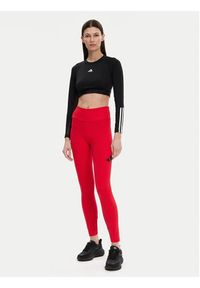 Adidas - adidas Legginsy Essentials Big Logo JH1187 Czerwony Slim Fit. Kolor: czerwony. Materiał: bawełna #5