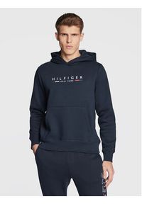TOMMY HILFIGER - Tommy Hilfiger Dres New York MW0MW29730 Granatowy Regular Fit. Kolor: niebieski. Materiał: bawełna, dresówka #4