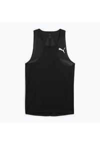 Puma - Koszulka do biegania męska PUMA Raceday Ultraspun Singlet. Kolor: czarny. Sport: bieganie #1