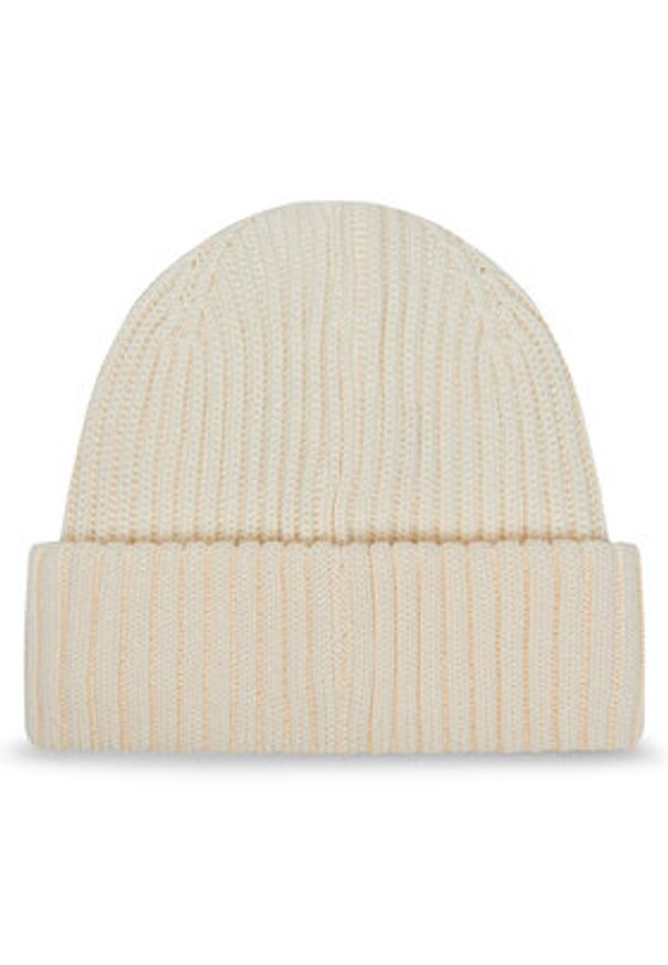 Tommy Jeans Czapka Script AW0AW17909 Écru. Kolor: kremowy. Materiał: bawełna