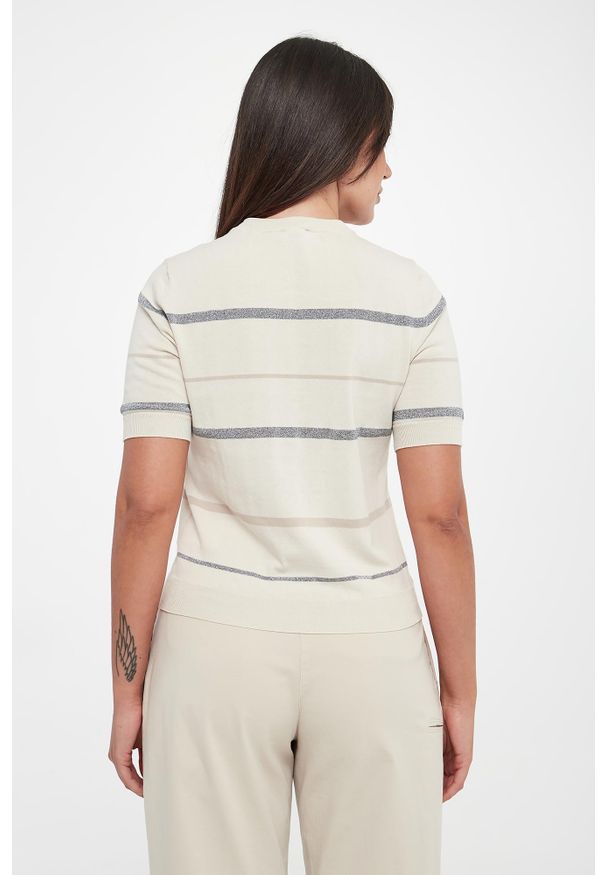 Sweter damski w paski PESERICO. Wzór: paski