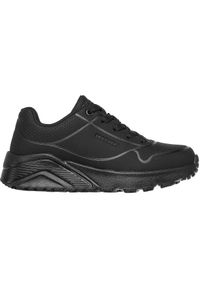 skechers - Adidasy Skechers Uno Lite - Delodox, Dzieci. Kolor: czarny. Materiał: materiał, syntetyk