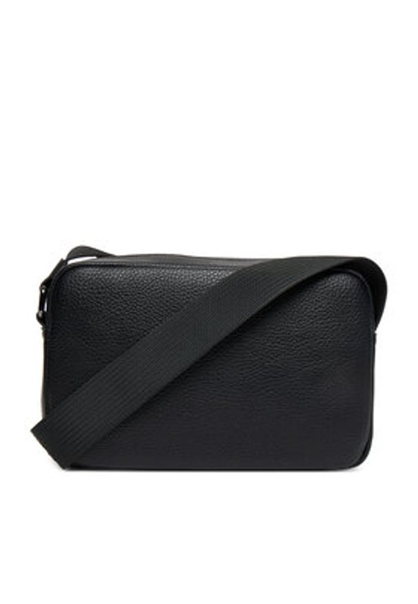 TOMMY HILFIGER - Tommy Hilfiger Saszetka Th Central Ew Reporter AM0AM13635 Czarny. Kolor: czarny. Materiał: skóra