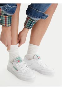Reebok Sneakersy EO-CLUB C 85 100033933 Biały. Kolor: biały. Materiał: skóra. Model: Reebok Club #1