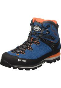 MEINDL - Buty męskie Meindl Litepeak z membraną Gore-Tex. Kolor: niebieski, pomarańczowy, wielokolorowy. Technologia: Gore-Tex. Sport: turystyka piesza
