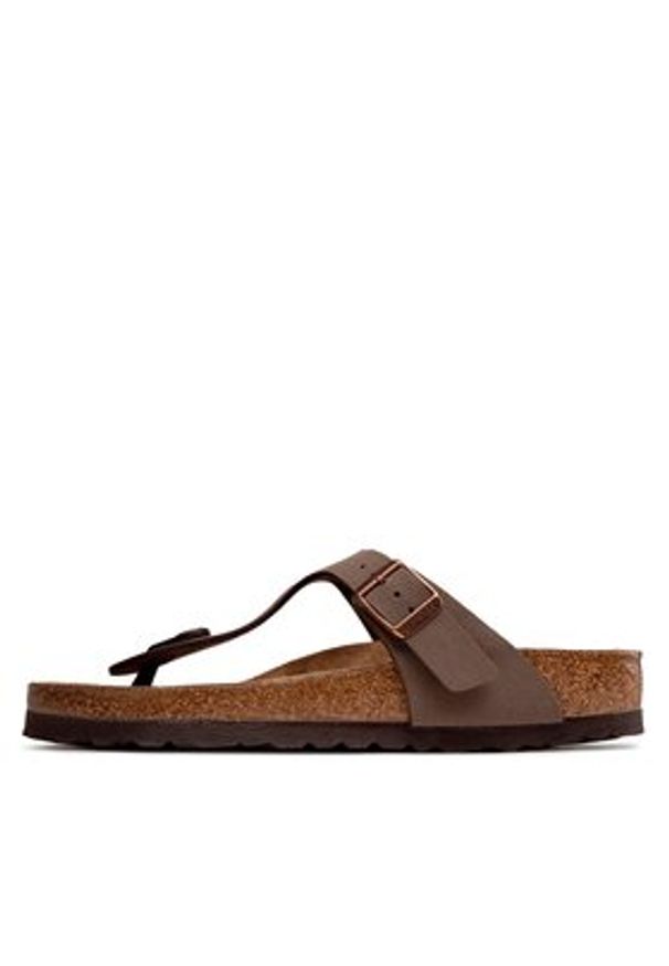 Birkenstock Japonki Gizeh 0043751 Brązowy. Kolor: brązowy. Materiał: syntetyk