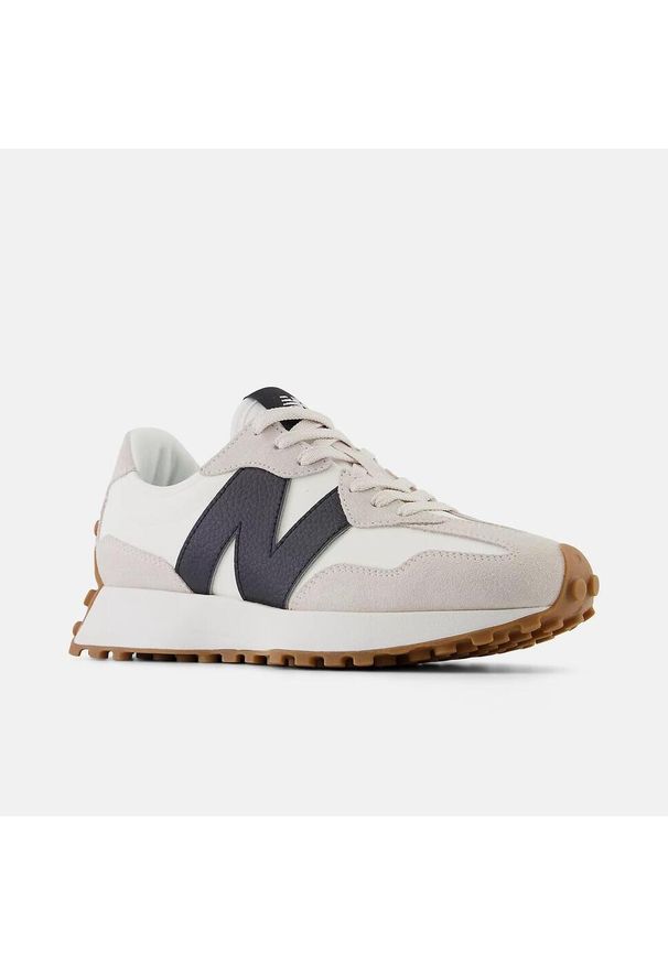 Buty Kobieta New Balance 327 beżowy. Okazja: na co dzień. Kolor: czarny, wielokolorowy, beżowy. Materiał: materiał, syntetyk, zamsz