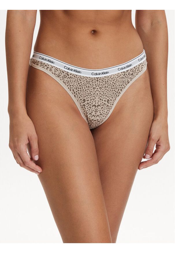 Calvin Klein Underwear Komplet fig LV00QD5209 Kolorowy. Materiał: bawełna. Wzór: kolorowy