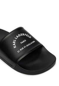 Karl Lagerfeld - KARL LAGERFELD Klapki KL70008C Czarny. Kolor: czarny. Materiał: syntetyk #3