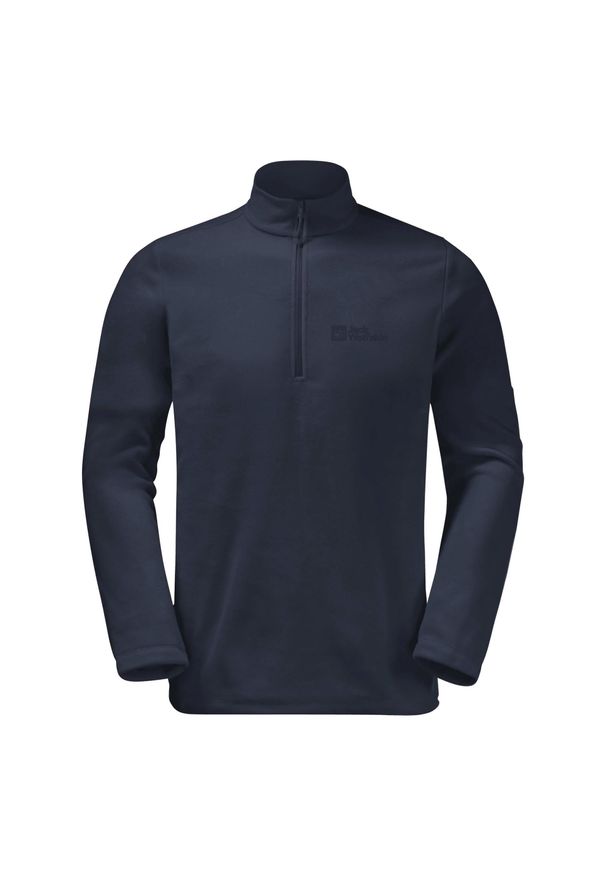 Bluza polarowa męska Jack Wolfskin Taunus HZ. Kolor: niebieski. Materiał: polar