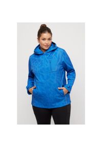 ULLA POPKEN - Damskie Kurtka Softshell HYPRAR modne cętki hydrofonowa oddychająca. Kolekcja: plus size. Kolor: niebieski. Materiał: poliester, materiał, elastan #1