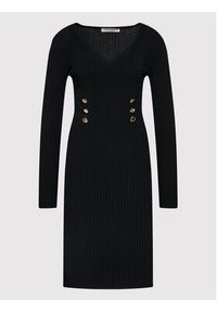 Rinascimento Sukienka dzianinowa CFM0010758003 Czarny Slim Fit. Kolor: czarny. Materiał: wiskoza #4