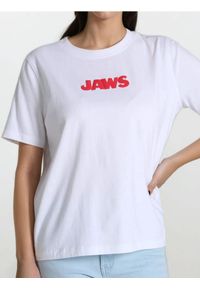 Sinsay - Koszulka JAWS - biały. Kolor: biały #1