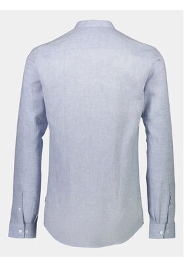 Lindbergh Koszula 30-203344A Błękitny Slim Fit. Kolor: niebieski. Materiał: bawełna