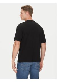 Guess T-Shirt 171871 Czarny Classic Fit. Kolor: czarny. Materiał: bawełna