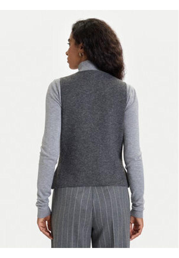 Vero Moda Kamizelka Brisa 10334682 Szary Regular Fit. Kolor: szary. Materiał: syntetyk