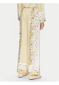 Munthe Spodnie materiałowe Febert 251140025118 Beżowy Relaxed Fit. Kolor: beżowy. Materiał: jedwab #3