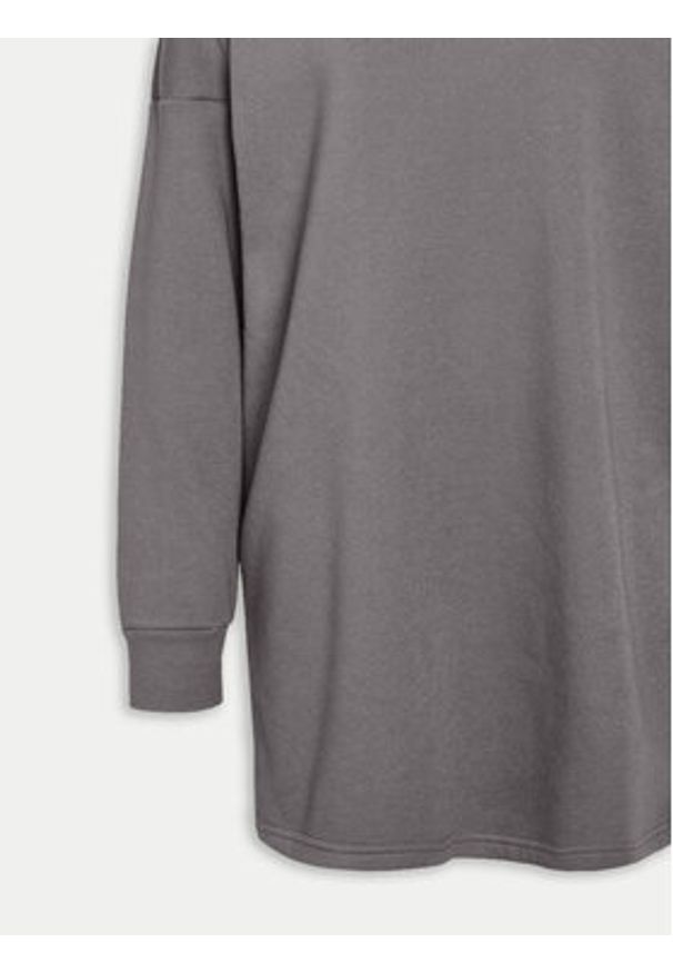 Noisy may - Noisy May Sukienka dzianinowa Alden 27030633 Szary Loose Fit. Kolor: szary. Materiał: syntetyk, bawełna