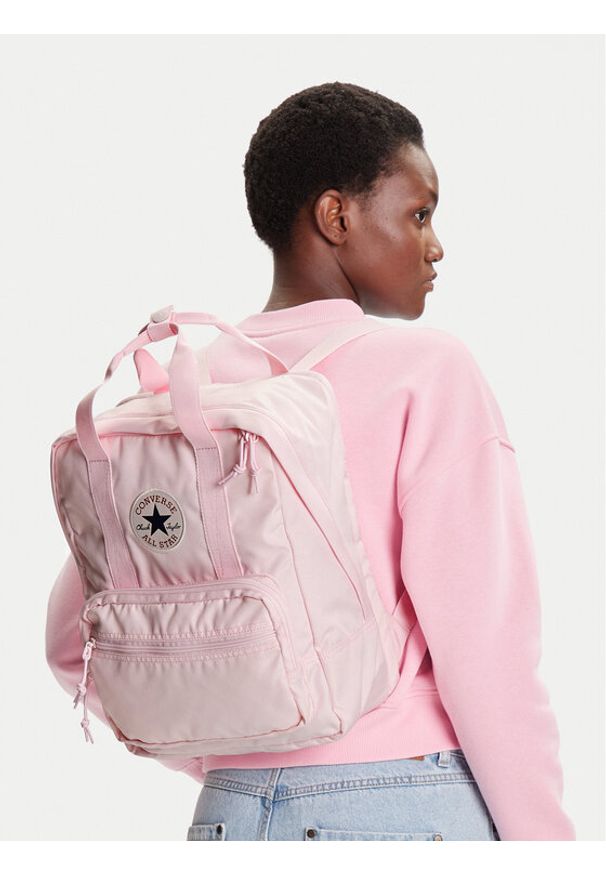 Converse Plecak 10027893-A04 Różowy. Kolor: różowy. Materiał: materiał