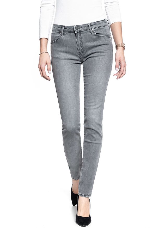 Wrangler - SPODNIE DAMSKIE WRANGLER SLIM SOFT ASH W28LJW10V 112128400