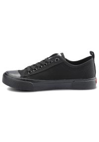 Czarne Trampki Cross Jeans Damskie Wygodne Półbuty. Okazja: na co dzień. Kolor: czarny. Materiał: guma, materiał. Styl: casual, sportowy, klasyczny #4