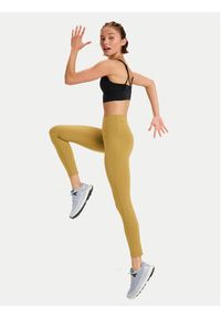 Roxy Legginsy Heart Into It Ankle ERJNP03690 Zielony Slim Fit. Kolor: zielony. Materiał: syntetyk #4