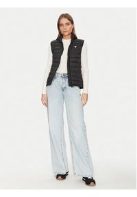 Guess Jeans Bezrękawnik W5RN55 WHAB2 Czarny Regular Fit. Kolor: czarny. Materiał: syntetyk. Długość rękawa: bez rękawów #5