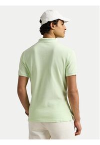 Polo Ralph Lauren Polo 710969626001 Zielony Custom Slim Fit. Typ kołnierza: polo. Kolor: zielony. Materiał: bawełna