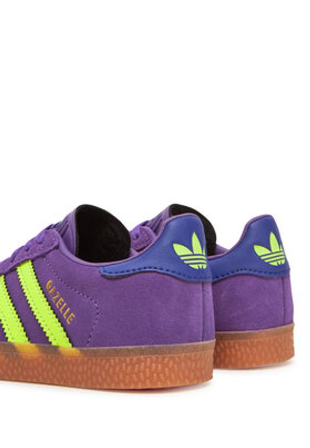 Adidas - adidas Sneakersy Gazelle JP7131 Fioletowy. Kolor: fioletowy. Materiał: zamsz, skóra. Model: Adidas Gazelle