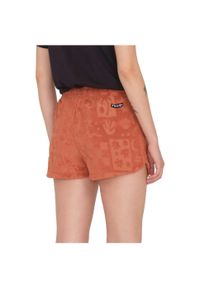 Spodenki turystyczne damskie Volcom Sunny Wild Terry. Kolor: pomarańczowy. Materiał: poliester, bawełna, elastan #2