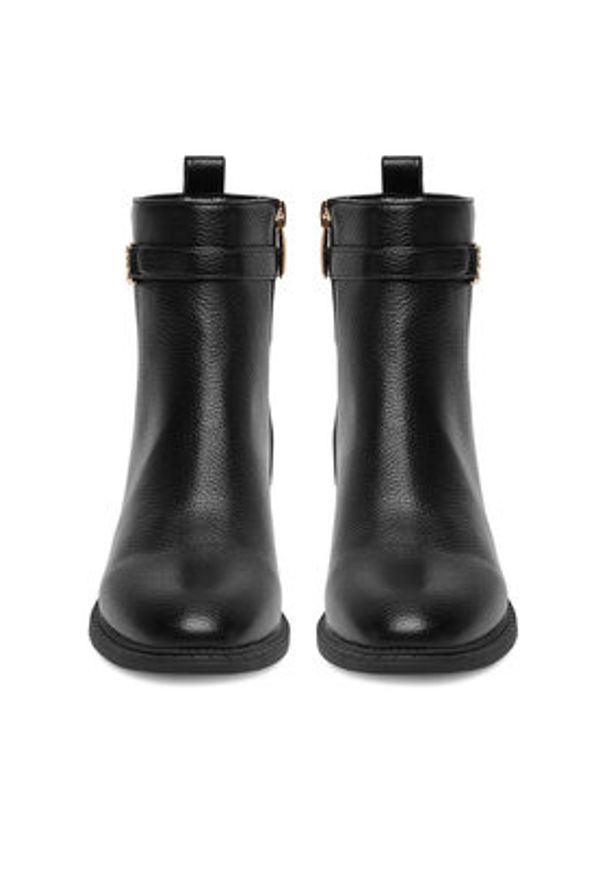 Nine West Botki CEO-GAJDA-01 Czarny. Kolor: czarny. Materiał: materiał, syntetyk