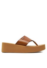 Roxy Japonki ARJL101150 Brązowy. Kolor: brązowy. Materiał: skóra #2