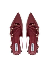 Steve Madden Baleriny Cianna SM11003709 Bordowy. Kolor: czerwony. Materiał: skóra #6