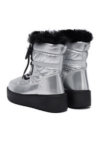 DeeZee Śniegowce HY002-1 Srebrny. Kolor: srebrny. Materiał: materiał, syntetyk #4