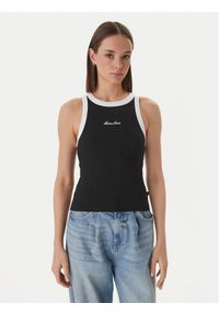 Guess Jeans Top W6GPZ8 KF641 Czarny Slim Fit. Kolor: czarny. Materiał: bawełna, syntetyk #1