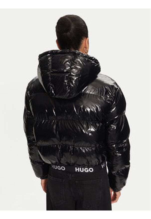 Hugo - HUGO Kurtka zimowa Faryne-2 50522380 Czarny Regular Fit. Kolor: czarny. Materiał: syntetyk. Sezon: zima