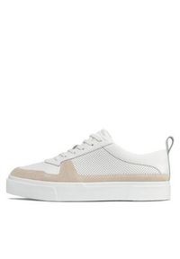 Calvin Klein Sneakersy Low Top Lace Up Lth HM0HM00495 Biały. Kolor: biały. Materiał: skóra #3